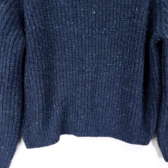 Vince Wool Alpaca Sweater Women's Medium Ribbed Chunky Speckled Knit - Picture 4 of 12